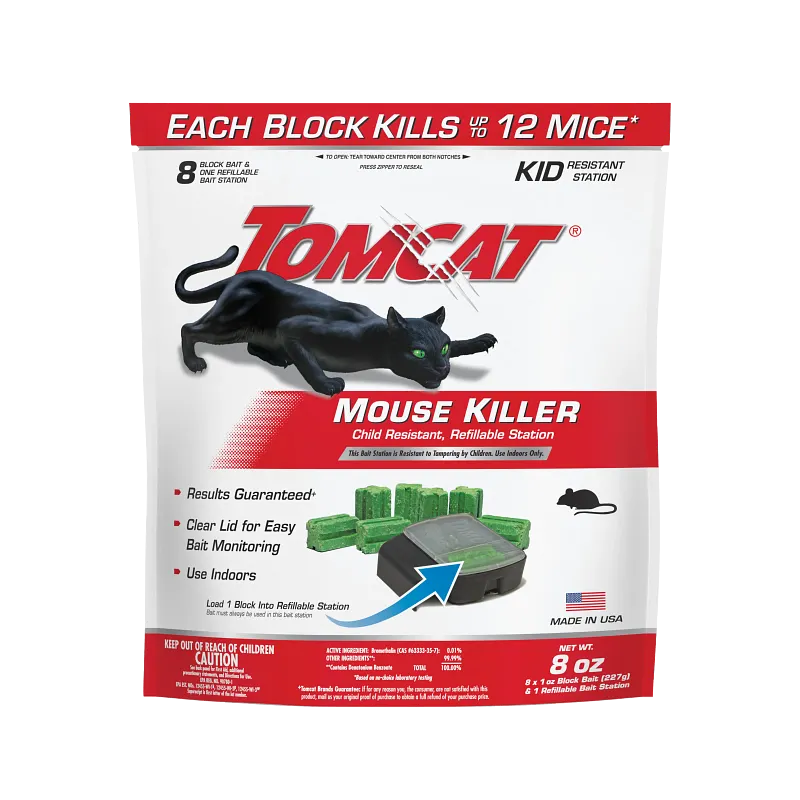 Tomcat&reg; Mouse Killer Child Resistant, Refillable Station image number 1.0