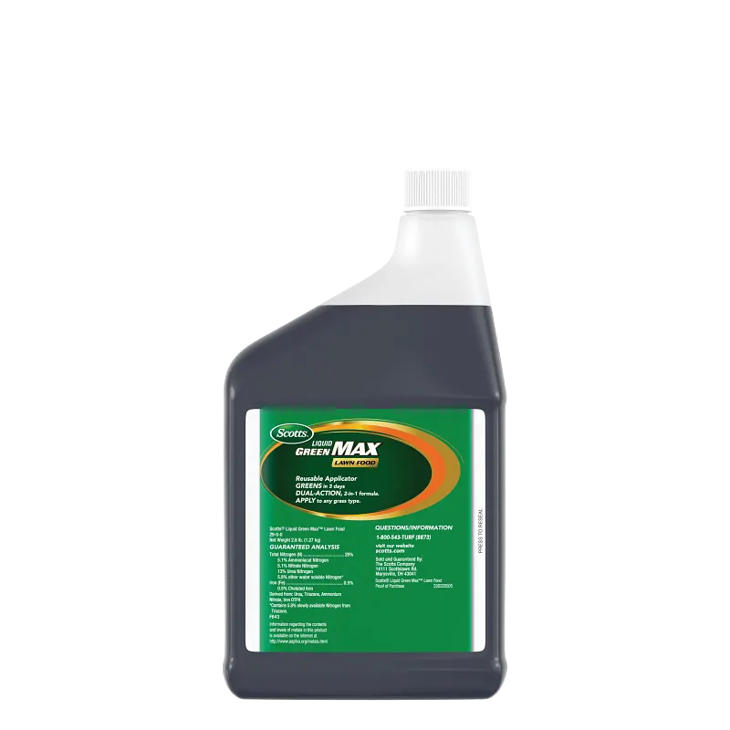 Scotts Turf Builder Liquid Lawn Food Refill, Scotts Turf Builder Liquid Lawn Food Plus Weed Control Refill, Scotts Liquid Green Max Lawn Food Refill image number 8.0