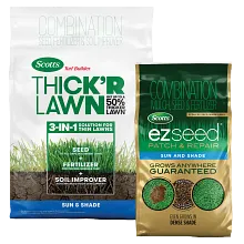 Scotts&reg; Turf Builder&reg; Thick'R Lawn&reg; Sun & Shade, 40 lbs. and Scotts&reg; EZ Seed&reg; Patch & Repair Sun & Shade, 10 lbs. Bundle image number null