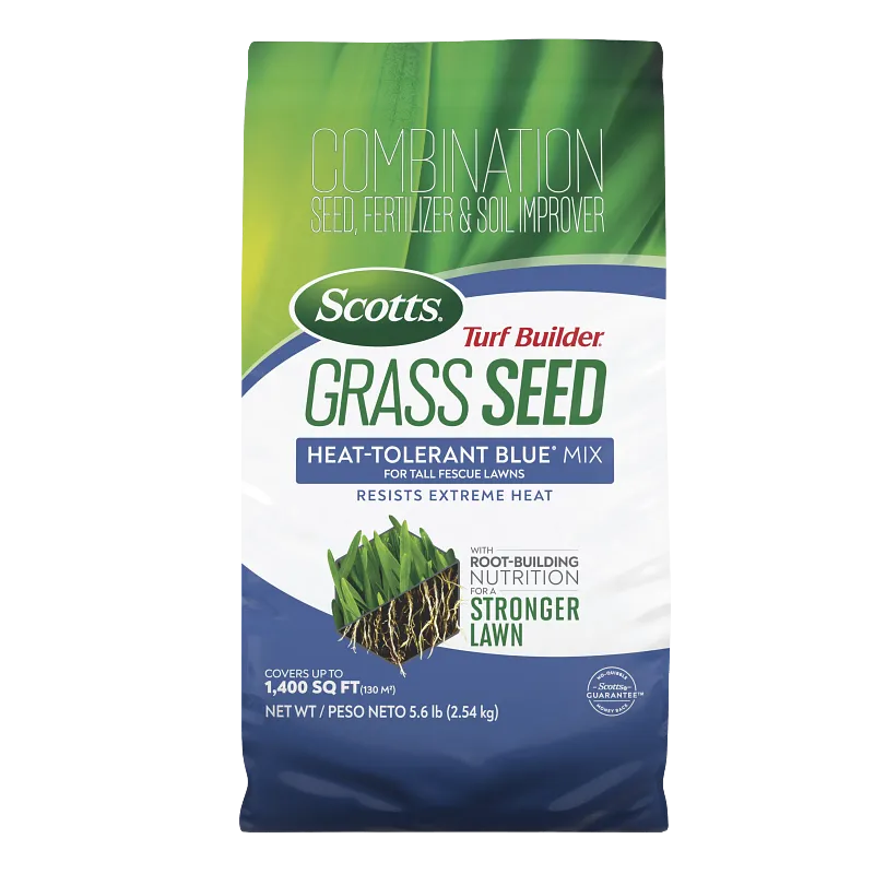 Scotts&reg; Turf Builder&reg; Grass Seed Heat-Tolerant Blue&reg; Mix for Tall Fescue Lawns image number 1.0