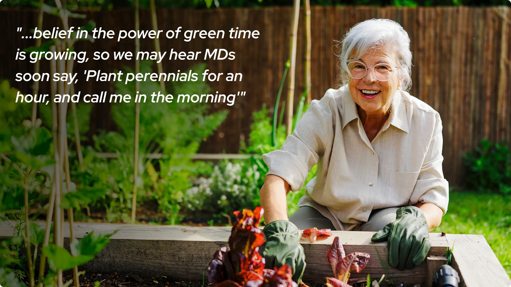 grandma gardening