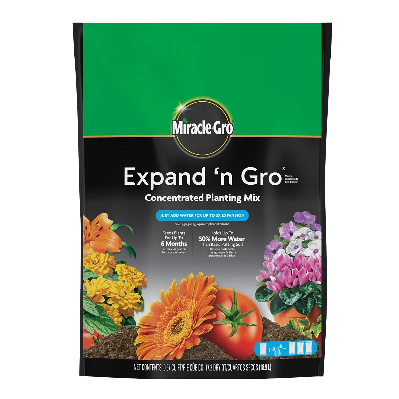Miracle-Gro&reg; Expand 'N Gro Concentrated Planting Mix 0.67CF image number 1.0