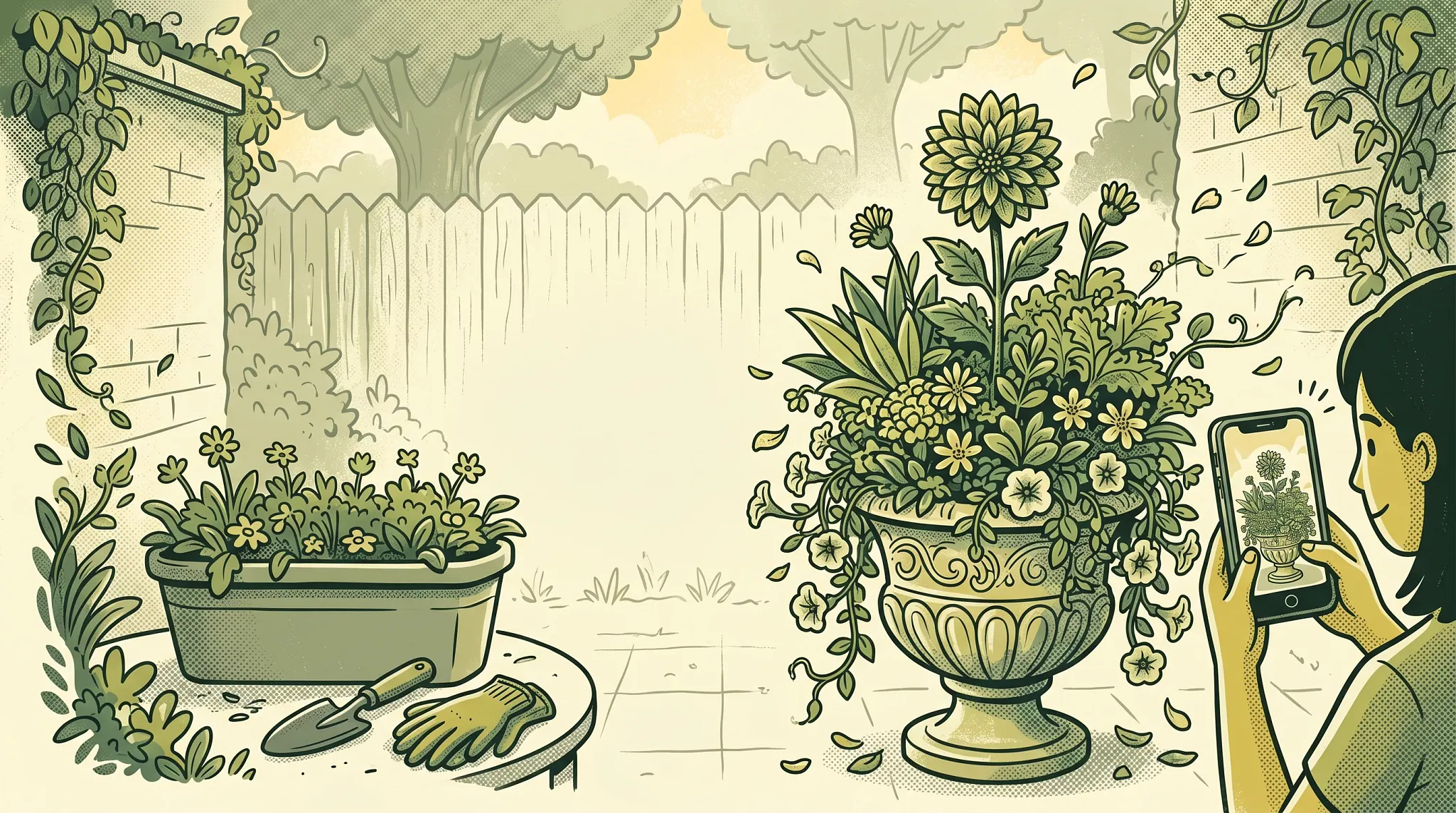 Urban gardens illo