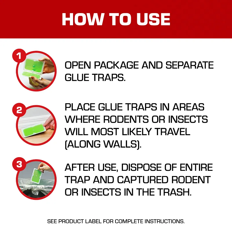Tomcat&reg; Super Hold Glue Traps Mouse Size Image 7