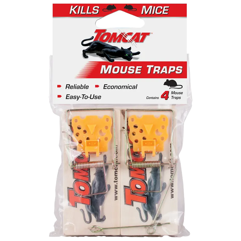 Tomcat Mouse Traps (Wooden), 4 Count image number 1.0