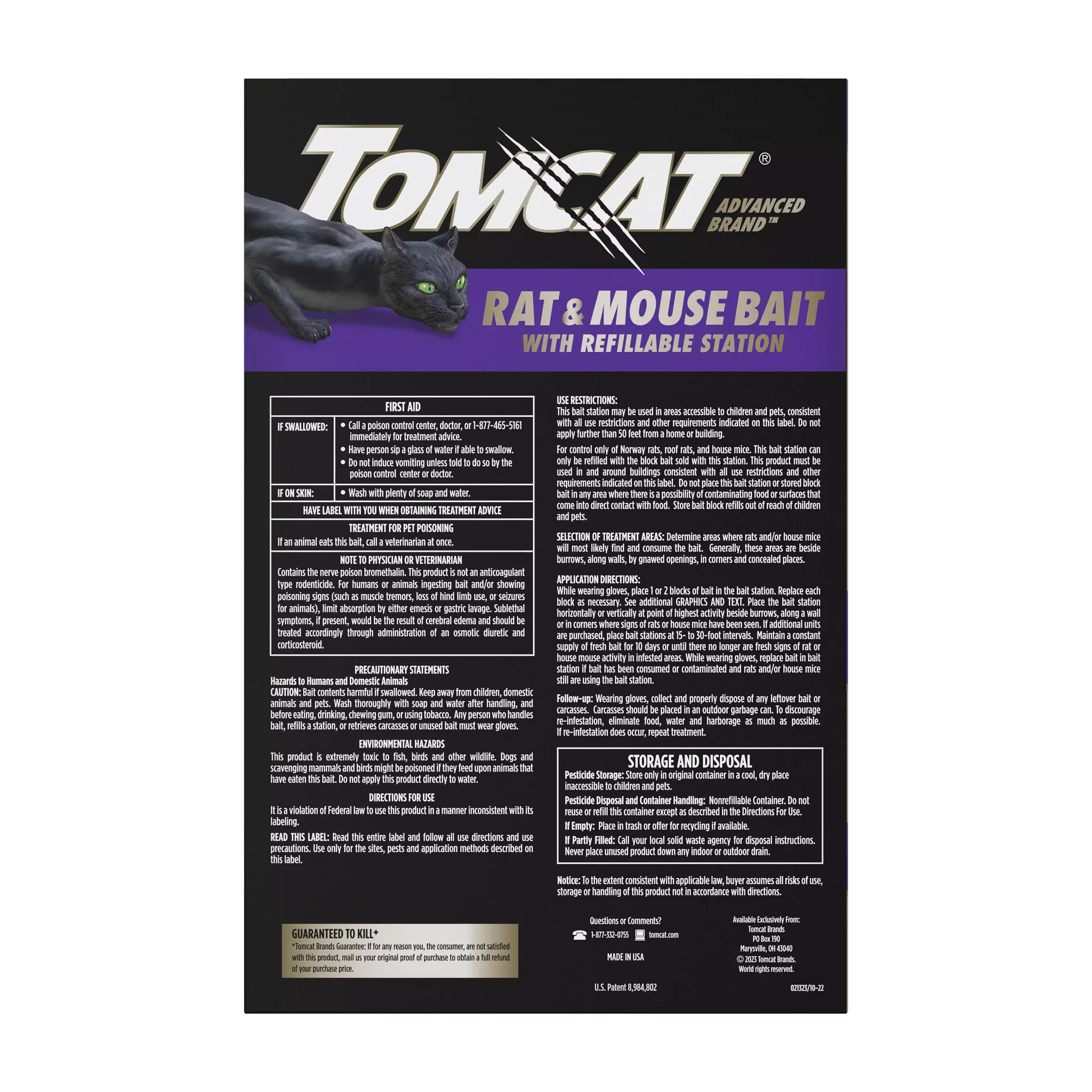 Tomcat Advanced Brand Rat & Mouse Bait with Refillable Station - Thumbnail 3