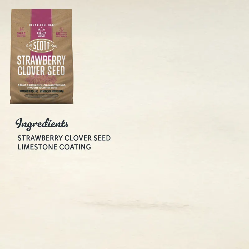 O.M. Scott & Sons&trade; Strawberry Clover Seed image number 15.0