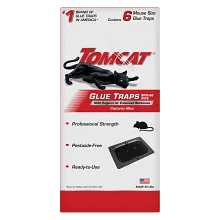 Tomcat Glue Traps Mouse Size with Eugenol for Enhanced Stickiness, 6 Traps image number null
