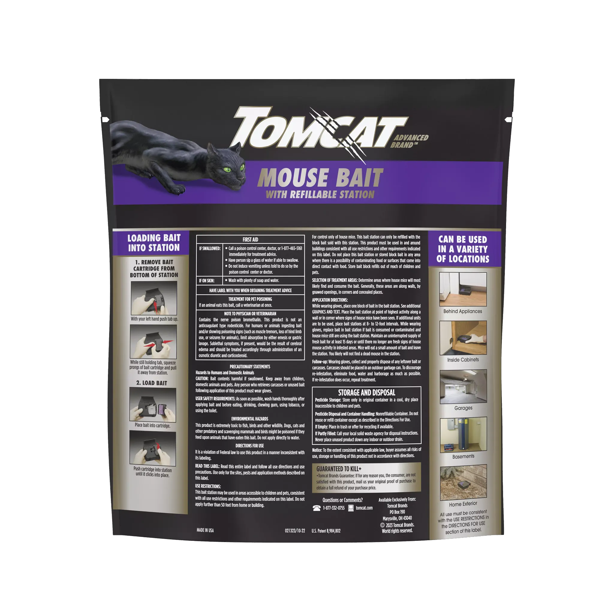 Tomcat Advanced Brand Rat & Mouse Bait with Refillable Station - Thumbnail 2