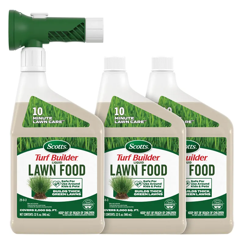 Scotts Turf Builder Liquid Lawn Food, 32 fl. oz., 3-Pack image number 1.0
