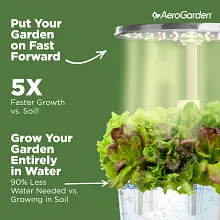 AeroGarden Harvest Elite 360, White Stainless image number null