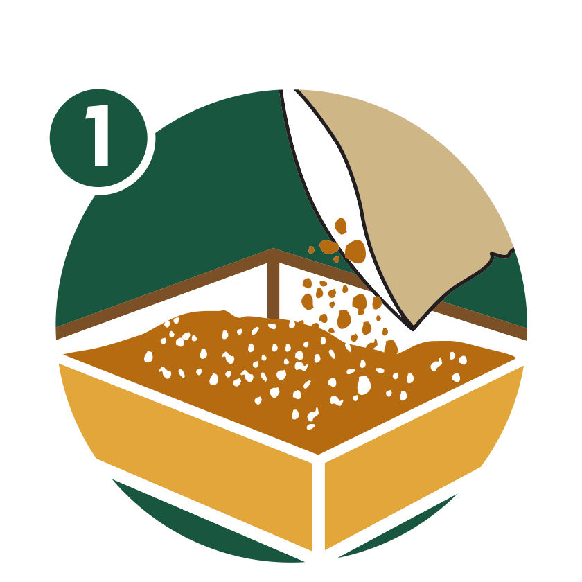 gif of raised bed soil