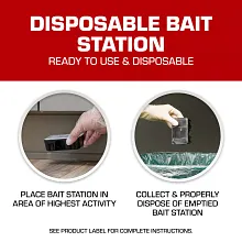Tomcat&reg; Mouse Killer, Child Resistant, Disposable Station Image 5