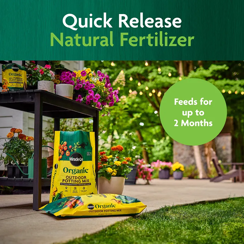 Miracle-Gro Organic&trade; Outdoor Potting Mix image number 4.0