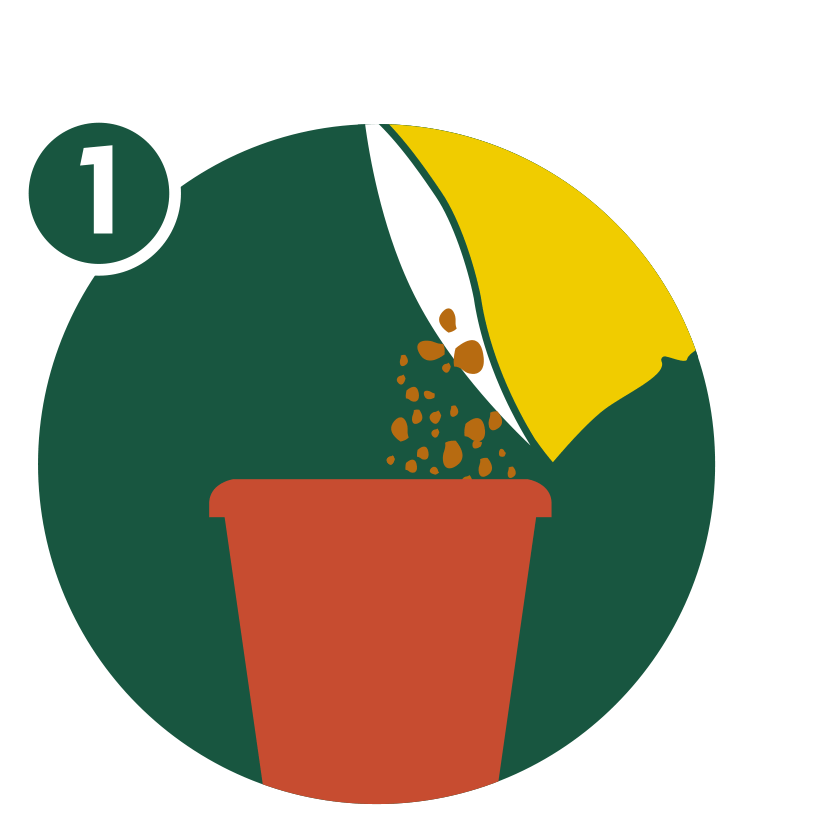 gif of outdoor potting soil