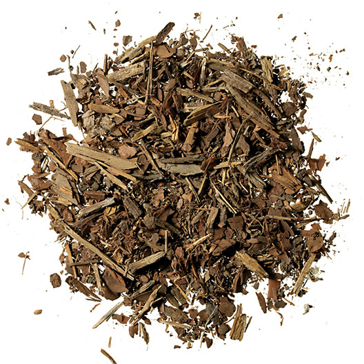 Brown mulch