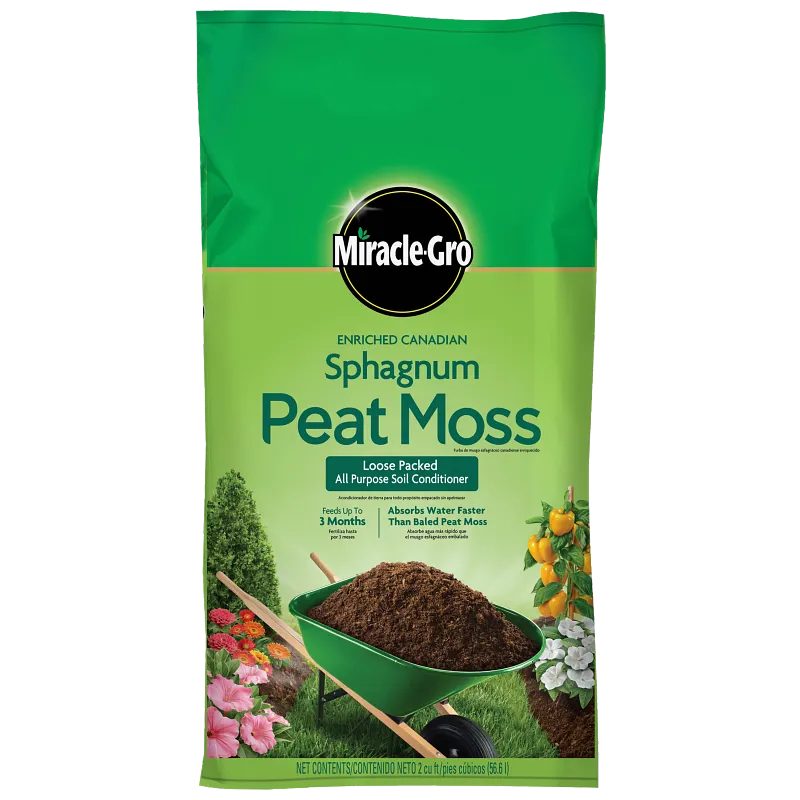 Miracle-Gro&reg; Enriched Canadian Sphagnum Peat Moss (Loose Fill) image number 1.0
