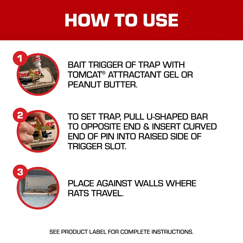 Tomcat Rat Trap (Wooden) Image 4
