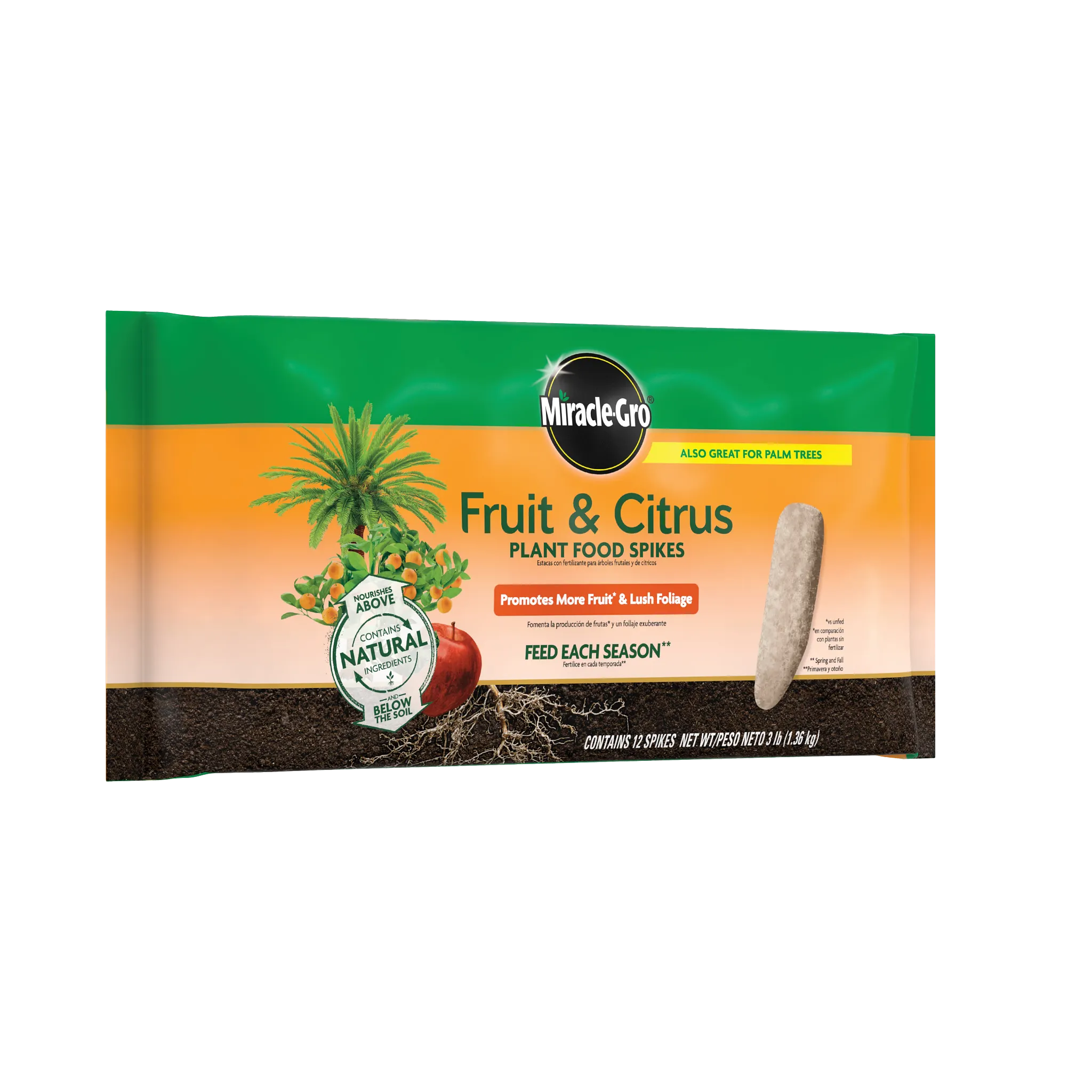 Miracle-Gro Fruit & Citrus Fertilizer Spikes - Thumbnail 4