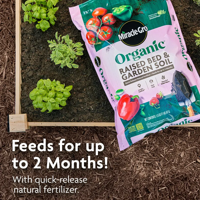 Miracle-Gro Organic&trade; Raised Bed & Garden Soil image number 4.0