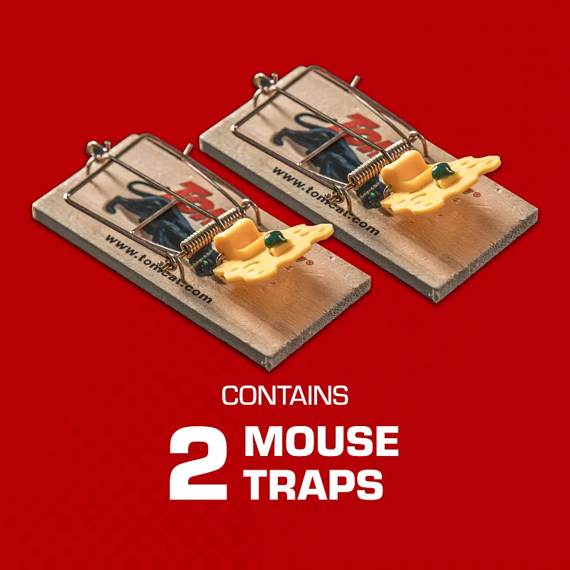 Tomcat&reg; Mouse Traps (Wooden) image number 2.0