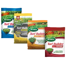 Turf Builder Halts Crabgrass Preventer, Weed & Feed₅, SummerGuard and WinterGuard, 4 Bag Bundle, Large Lawns image number null