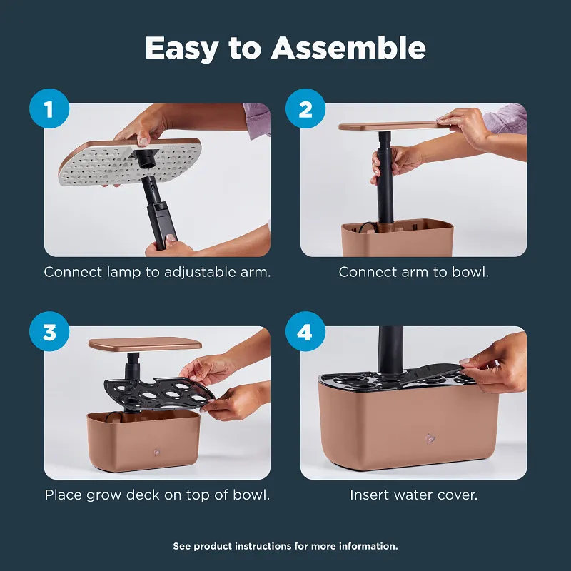 AeroGarden Harvest Lite, Mocha image number 6.0