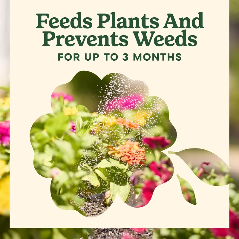 Miracle-Gro&reg; Shake 'N Feed All Purpose Plant Food Plus Weed Preventer₁ image number 6.0