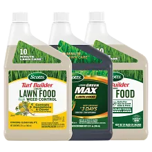 Scotts Turf Builder Liquid Lawn Food Refill, Scotts Turf Builder Liquid Lawn Food Plus Weed Control Refill, Scotts Liquid Green Max Lawn Food Refill image number null