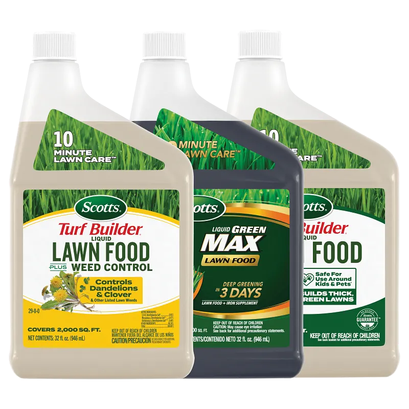 Scotts Turf Builder Liquid Lawn Food Refill, Scotts Turf Builder Liquid Lawn Food Plus Weed Control Refill, Scotts Liquid Green Max Lawn Food Refill image number 1.0