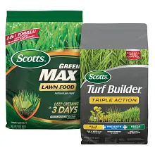 Scotts&reg; Turf Builder&reg; Triple Action1 and Scotts&reg; Green Max&trade; Lawn Food Bundle for Small Lawns image number null