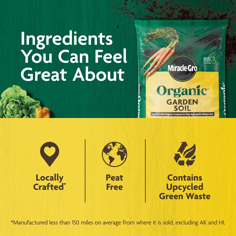 Miracle-Gro Organic&trade; Garden Soil image number 5.0