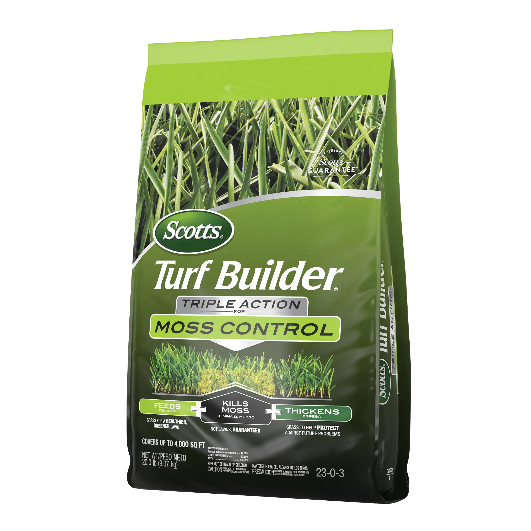 Turf Builder Triple Action Fertilizer for Moss Control - Thumbnail 4