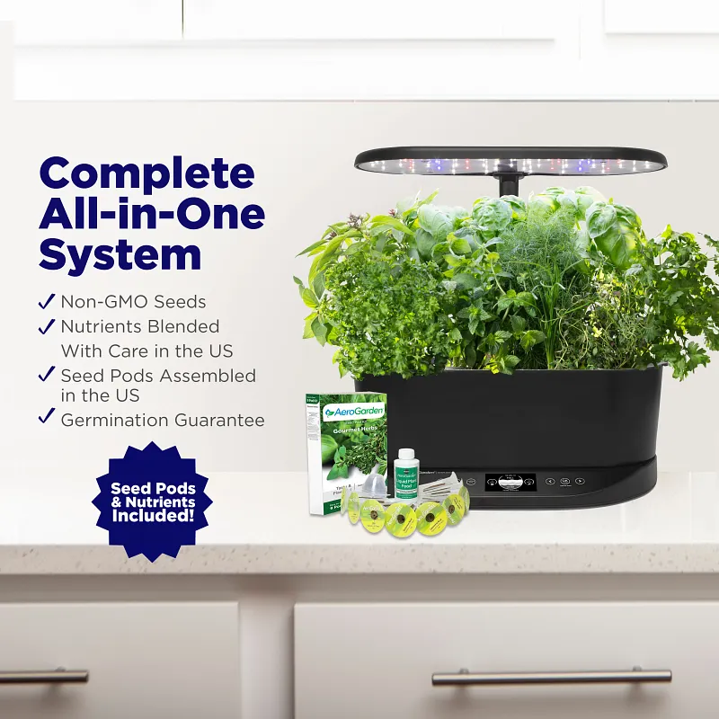 AeroGarden Bounty Basic with Gourmet Herb Seed Pod Kit image number 8.0