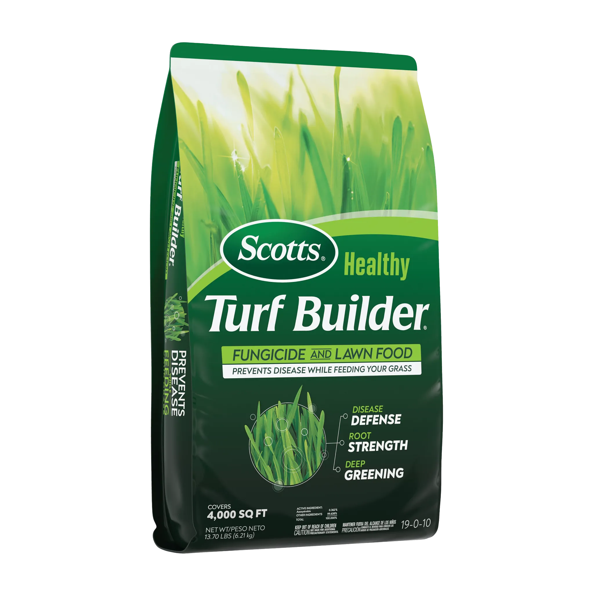 Scotts Healthy Turf Builder Fungicide and Lawn Food - Thumbnail 4