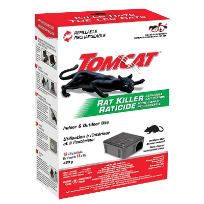 Tomcat&reg; Rat Killer Disposable Bait Station - Tier 1 (Child and dog resistant bait station)