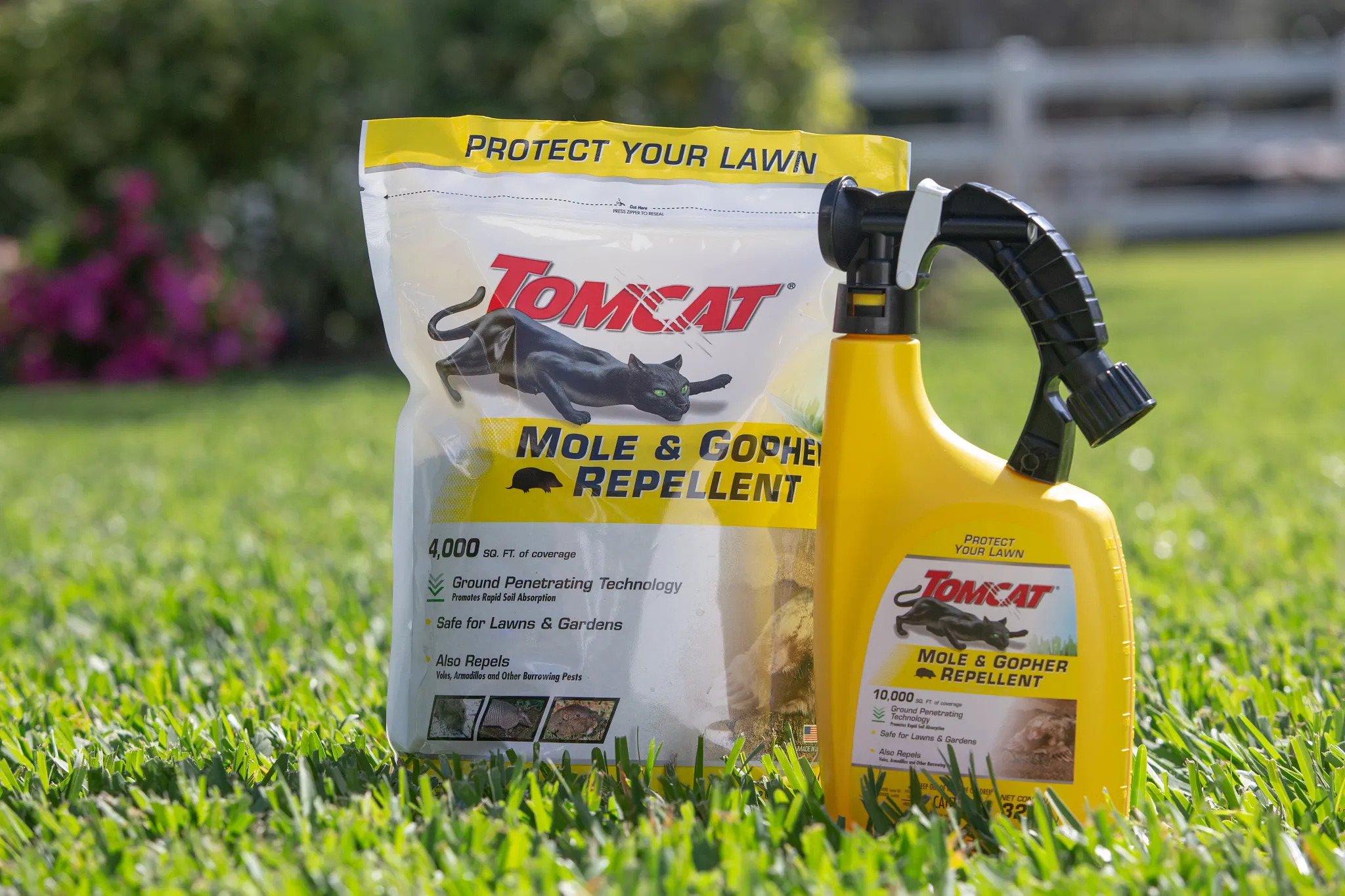 tomcat mole and gopher repellent and granules
