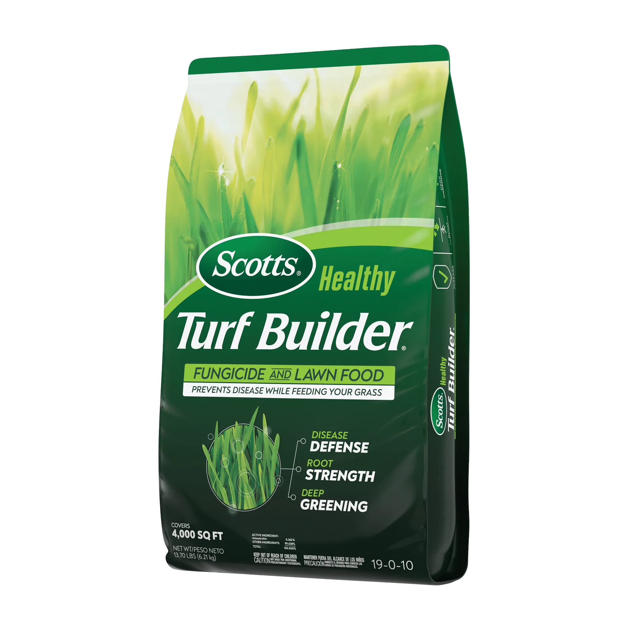 Scotts Healthy Turf Builder Fungicide and Lawn Food - Thumbnail 3