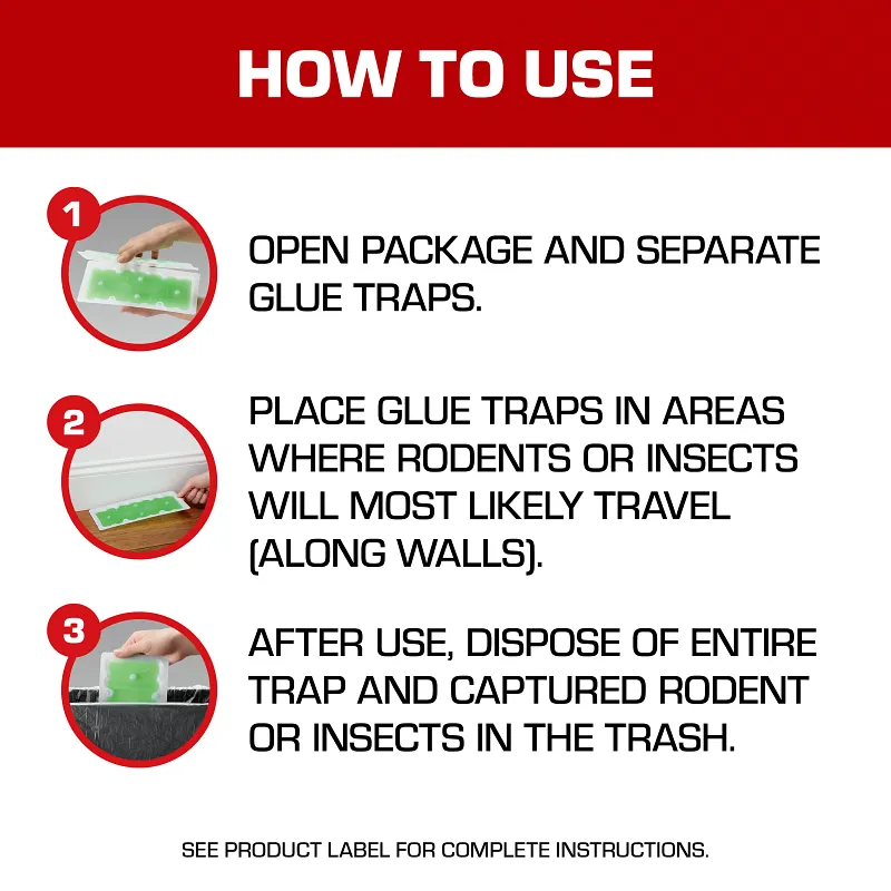 Tomcat&reg; Super Hold Glue Traps Rat Size Image 7