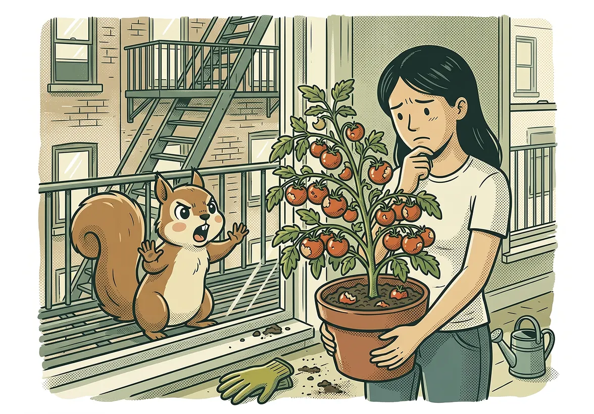 gardening squirrel