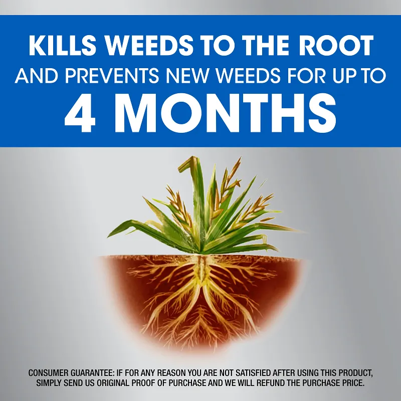 Roundup&reg; Dual Action Weed & Grass Killer Plus 4 Month Preventer Concentrate image number 4