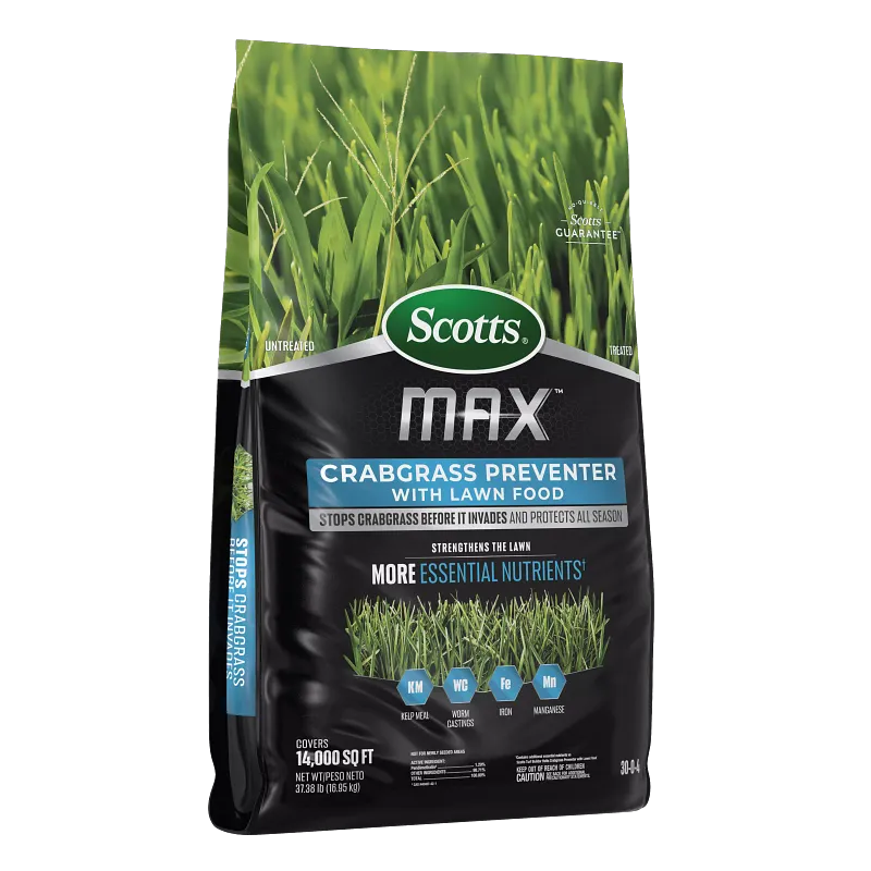 Scotts&reg; MAX&trade; Crabgrass Preventer with Lawn Food image number 3.0