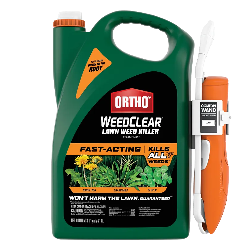 Ortho WeedClear Lawn Weed Killer Ready-To-Use with Comfort Wand, 1.1 gal. image number 1.0