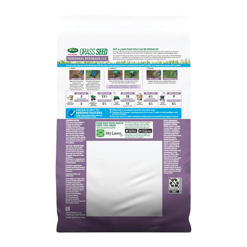 Scotts&reg; Turf Builder&reg; Grass Seed Perennial Ryegrass Mix image number 2.0