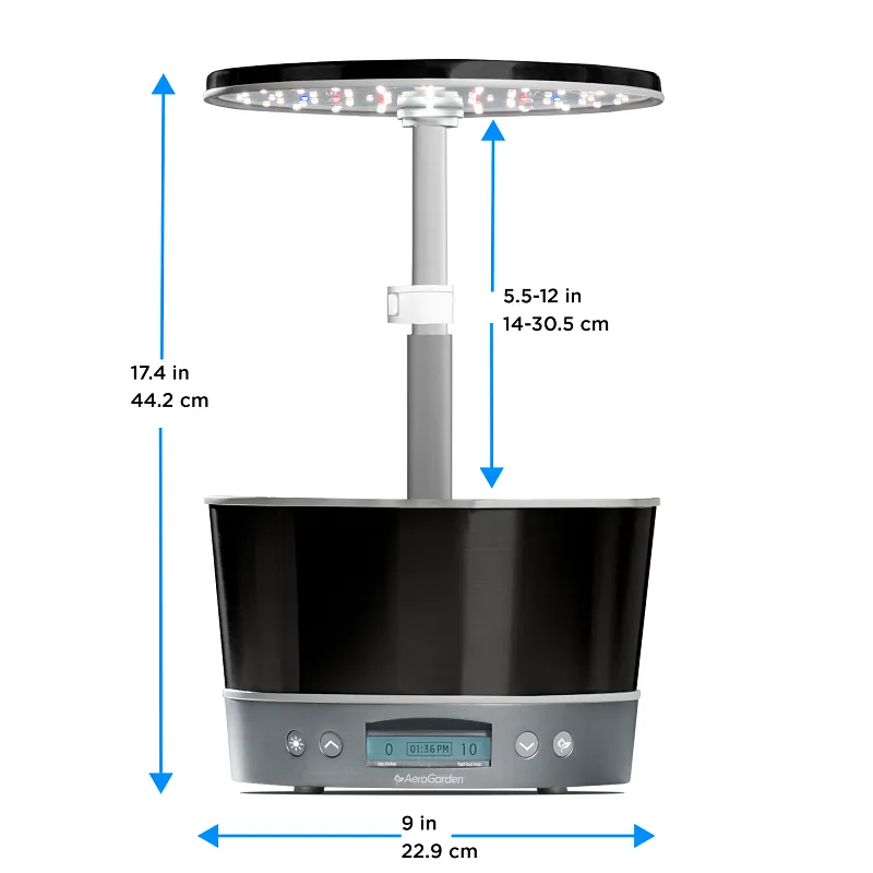 AeroGarden Harvest Elite 360, Platinum Stainless image number 6.0