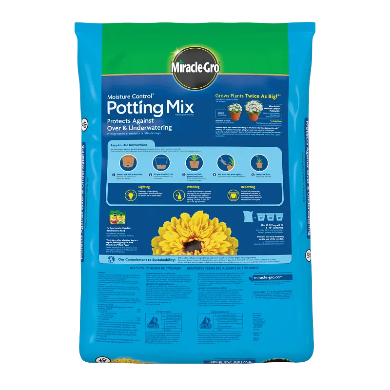 Miracle-Gro Moisture Control Potting Mix image number 9.0