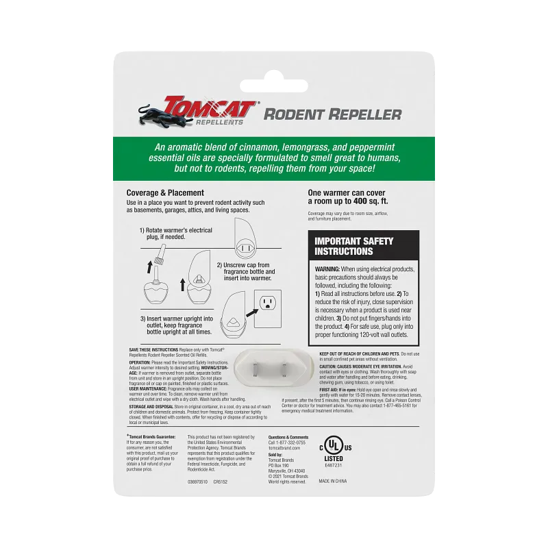Tomcat&reg; Repellents Rodent Repeller image number 2.0