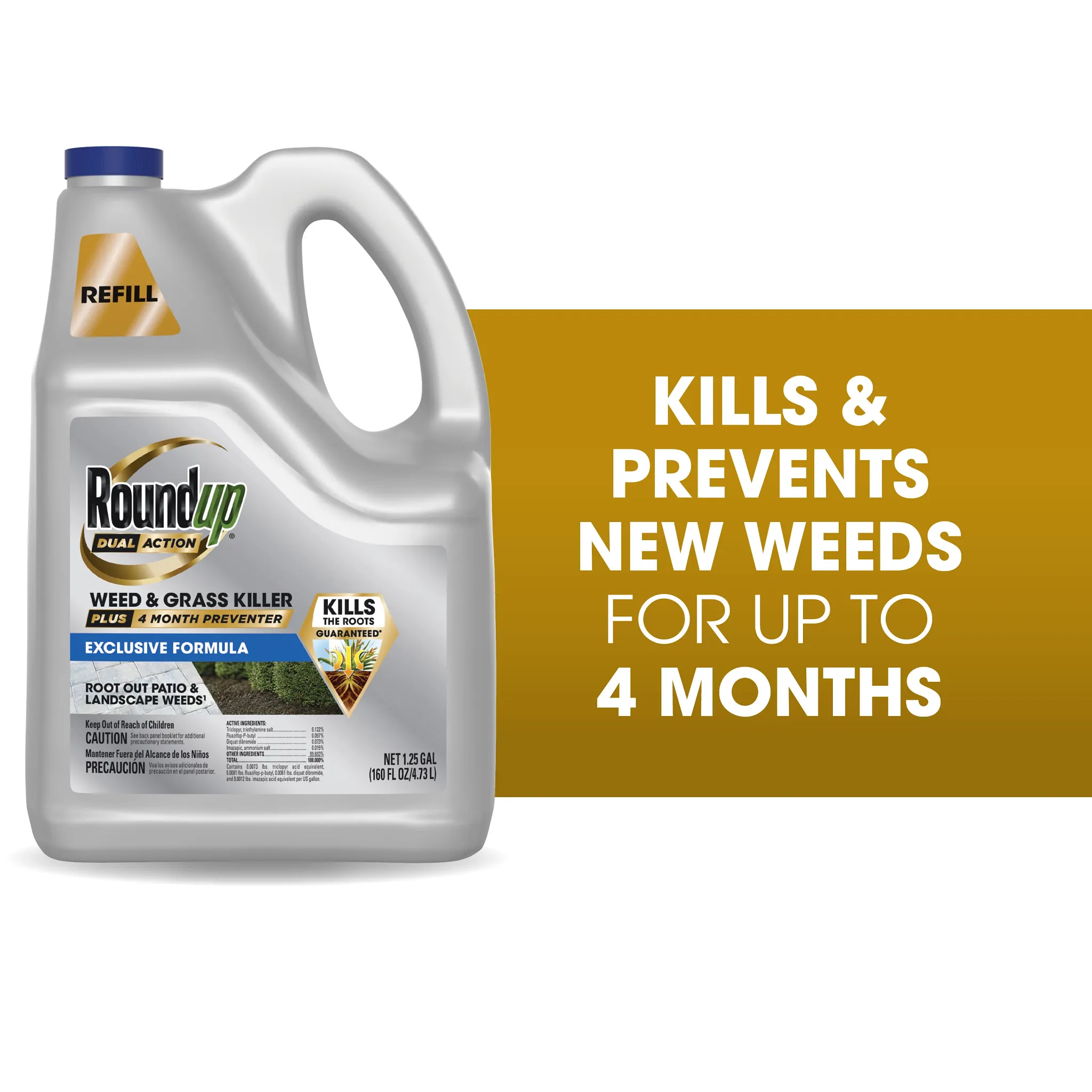 Roundup Dual Action Weed & Grass Killer - Thumbnail 3
